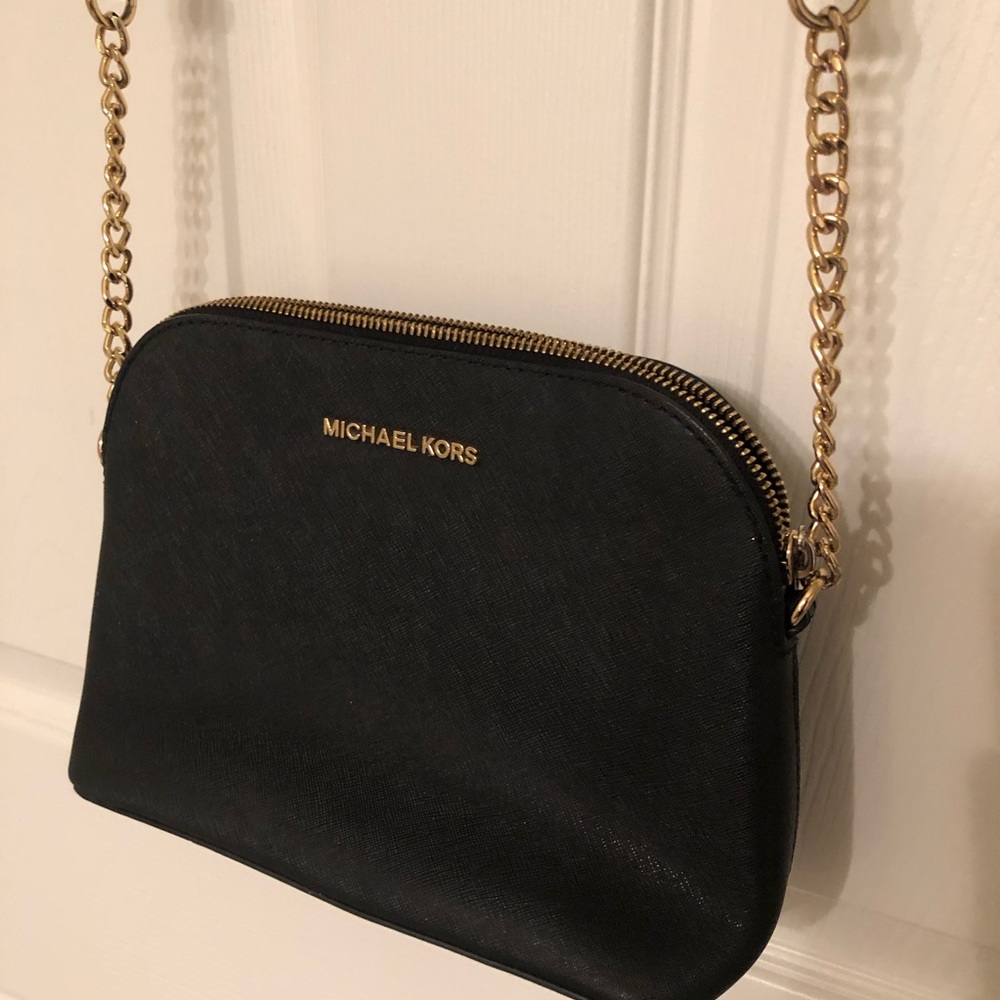 Michael Kors black shoulder purse